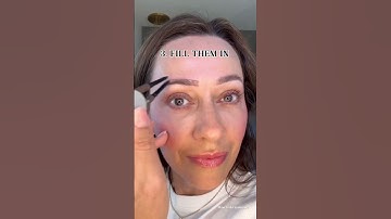 1-2-3 EVEN✨SYMMETRICAL✨QUICK EYEBROWS ✨browtool.com #eyebrows #makeup #browtool