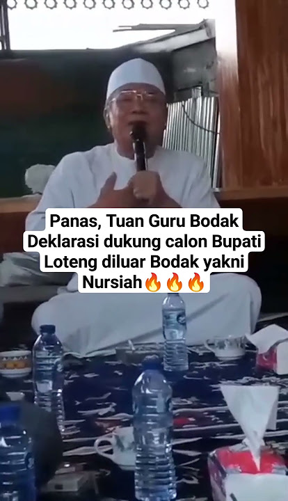 Panas, Tuan Guru Bodak Deklarasi dukung calon Bupati Loteng diluar Bodak yakni Nursiah🔥