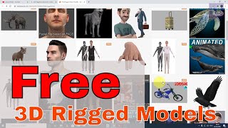 Free Rigged Character for Maya Animation - Free 3D Model Rigged