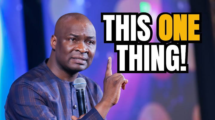 This ONE Thing Changed Everything for Me - Apostle Joshua Selman