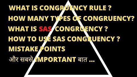 THEOREM 7.1 SAS Congruence Rule