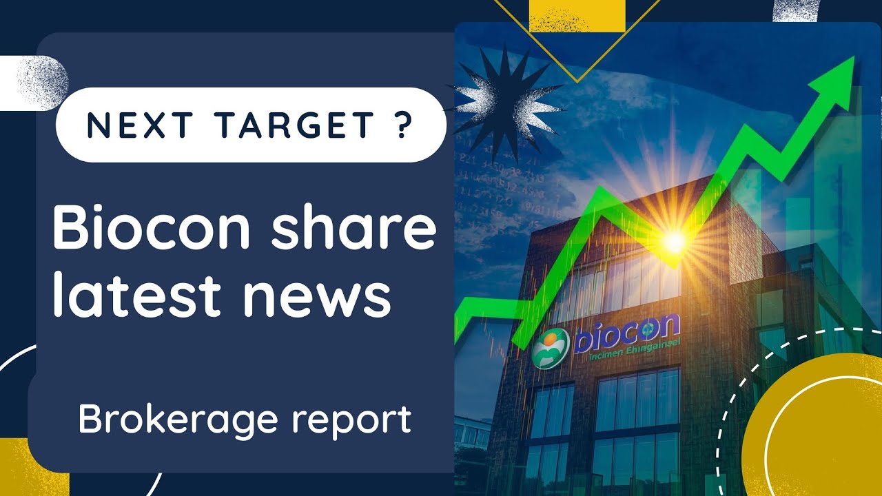 BIOCON SHARE LATEST NEWS | BIOCON SHARE NEWS TODAY | BIOCON