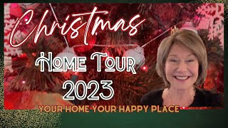 Christmas Home Tour 2023 Your Home Your Happy Place, Cozy Christmas Home Three Levels