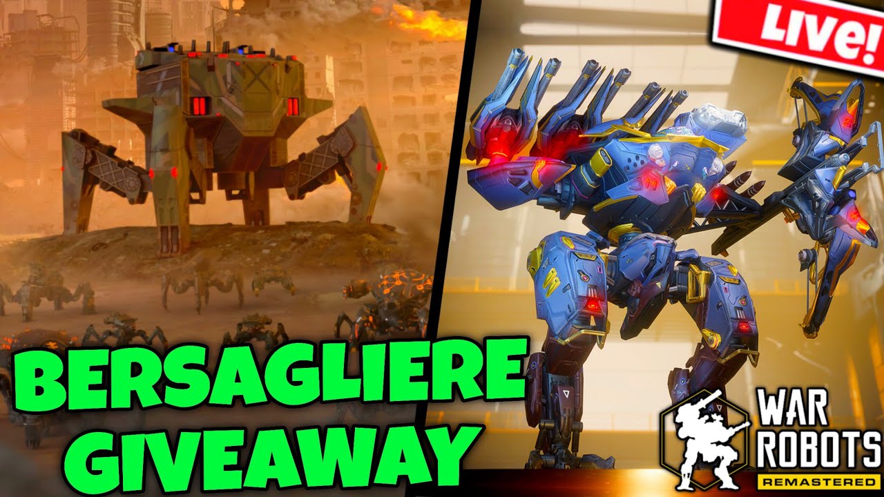 LIVE BERSAGLIERE GIVEAWAY — Will You Win? | War Robots 11.7