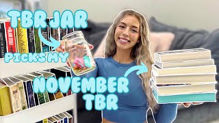 TBR Jar🫙 Picks My November Reads📚🍂☕️ *november tbr*