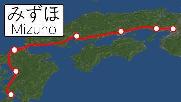 OpenTTD Shinkansen Mizuho (Kagoshima-Shin Osaka) JR2