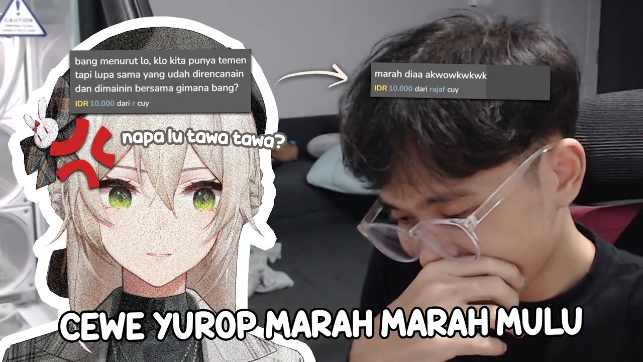 Misi Bang Al dan penonton membuat Via marah berhasil [ Naplive x Silvia Valleria Clip ]