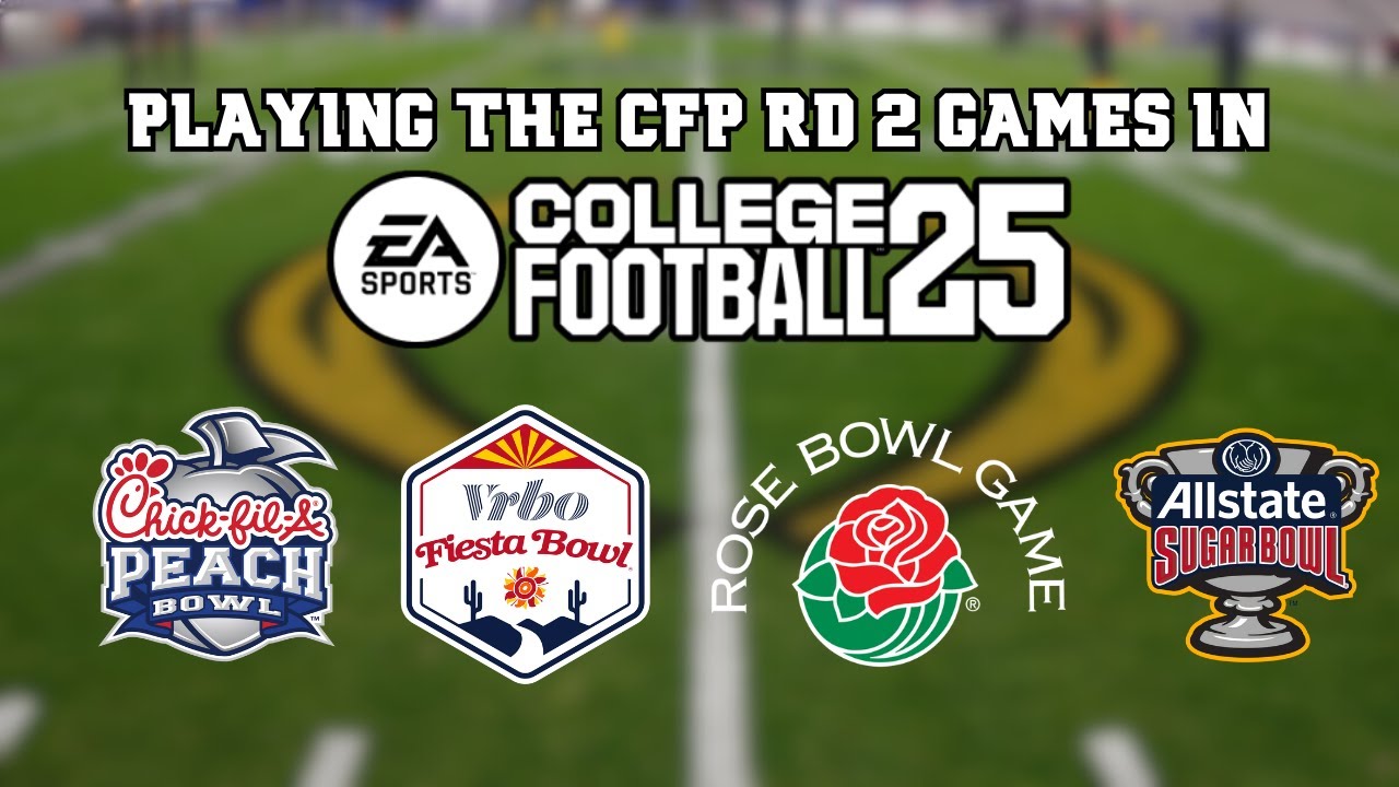 Playing the CFB semifinals on College Football 25! - YouTube