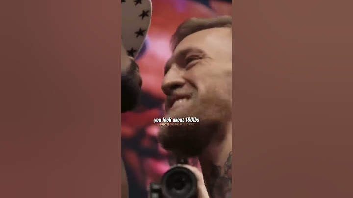 Conor McGregor vs Floyd Mayweather FACE OFF 🥶