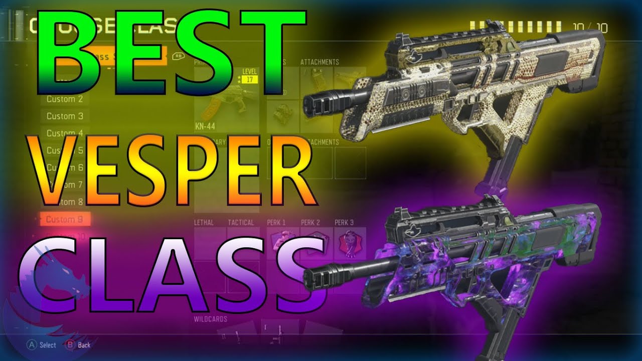 Best Vesper Class Setup Black Ops 3 Best BUFFED Vesper class setup Black Ops 3 - Mothership Wraith RAPS in