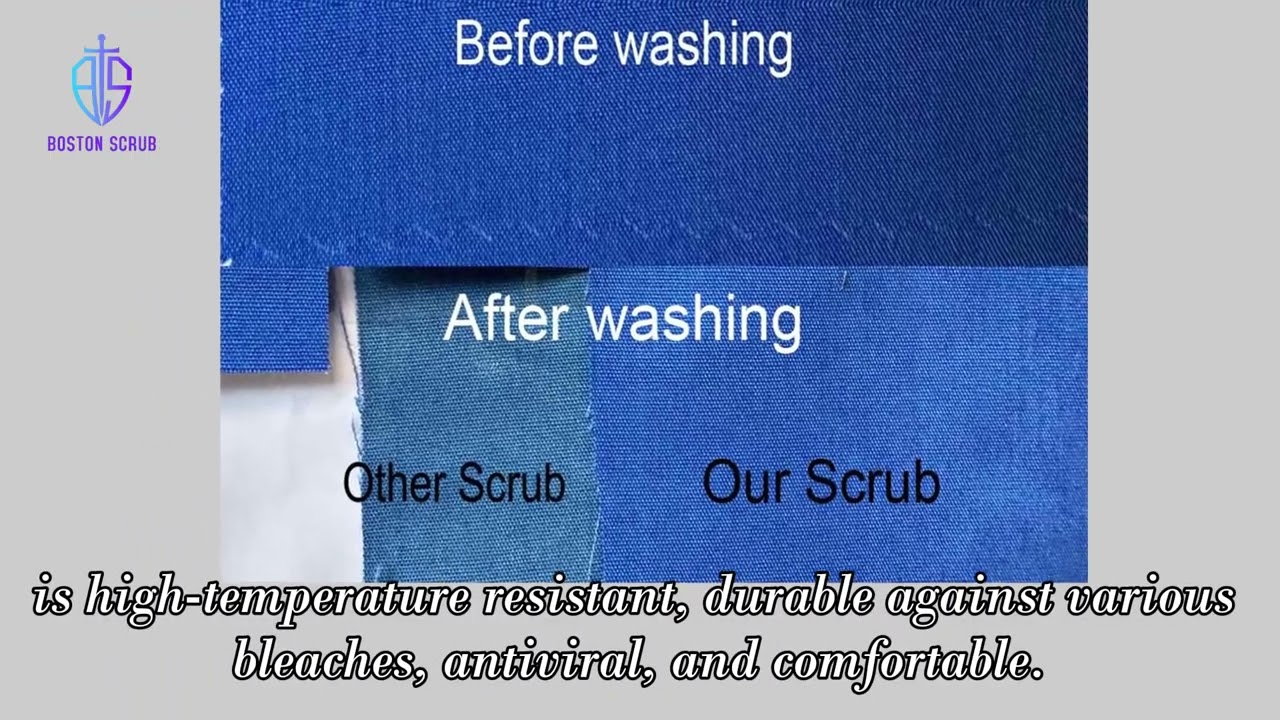BOSTON SCRUBS medical scrubs & uniforms product washing test