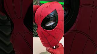 Máscara do Homem Aranha Eletrônica Mecânica Spiderman Electronic Mask