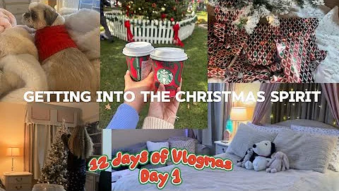 GETTING INTO THE CHRISTMAS SPIRIT! ~ Vlogmas day 1! ~ 🎄🎁🫶🏻✨