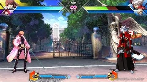 Kinda cool Mitsuru combo (bbtag)