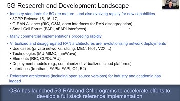 OAI’s Role in Establishing a 5G Reference Architecture