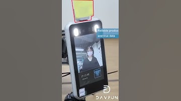 Face Recognition & Temperature Measurement Access Control Panel Product Testing Demonstration