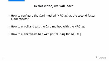 Using the Near Field Communication (NFC) Tag as a Second-factor Authenticator