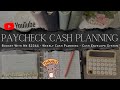 YouTube Paycheck Budget With Me $2244  | Cash Planning for the Week | Cash Envelope System