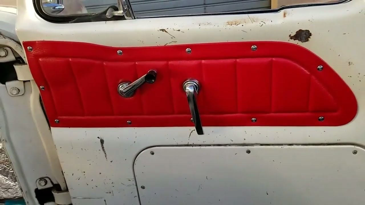 How To Upholster Ford Truck Interior Door Panel Diy