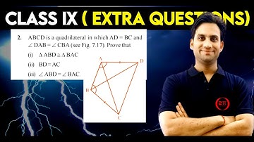 ABCD is a quadrilateral in which AD = BC and ∠ DAB = ∠ CBA (see Fig. 7.17). Prove that