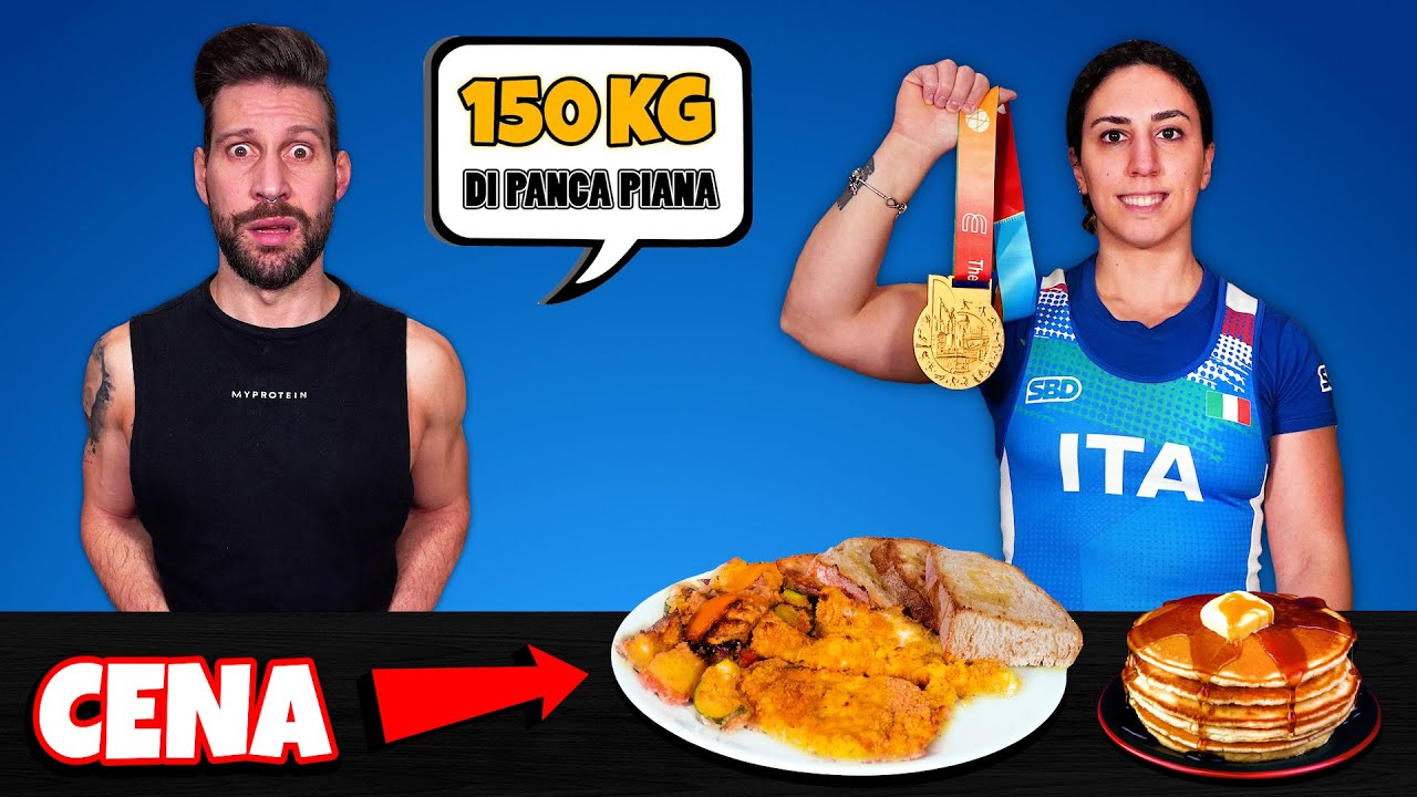Provo la DIETA della RAGAZZA PIÙ FORTE DEL MONDO - Campionessa mondiale di POWERLIFTING