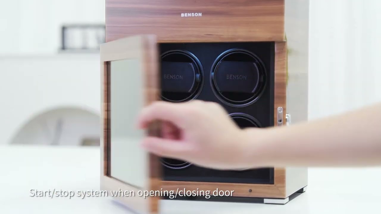Benson Black Series II 4 Walnut watch winder