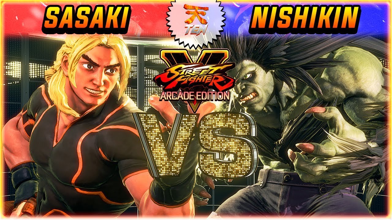 SFV AE ✪ SASAKI (Ken) vs NISHIKIN (#1 Online BLANKA) | Ranked Match ✪ SF5 TenSFV