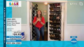 StoreSmith OvertheDoor Shoe Rack