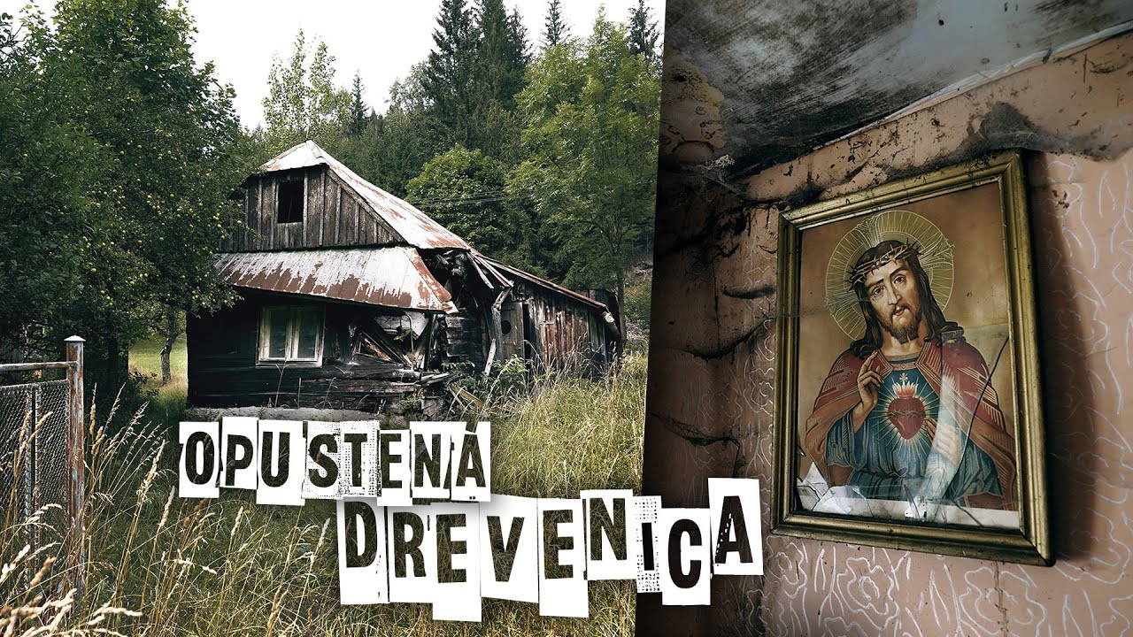Záhadná opustená drevenica pri ceste