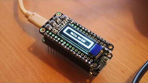 Adafruit Feather RP2040 w/ OLED Feather Wing First Look and Assembly