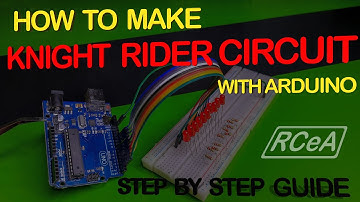 How to make Knight Rider circuit with Arduino_Step by Step Guide_DIY_Code is included