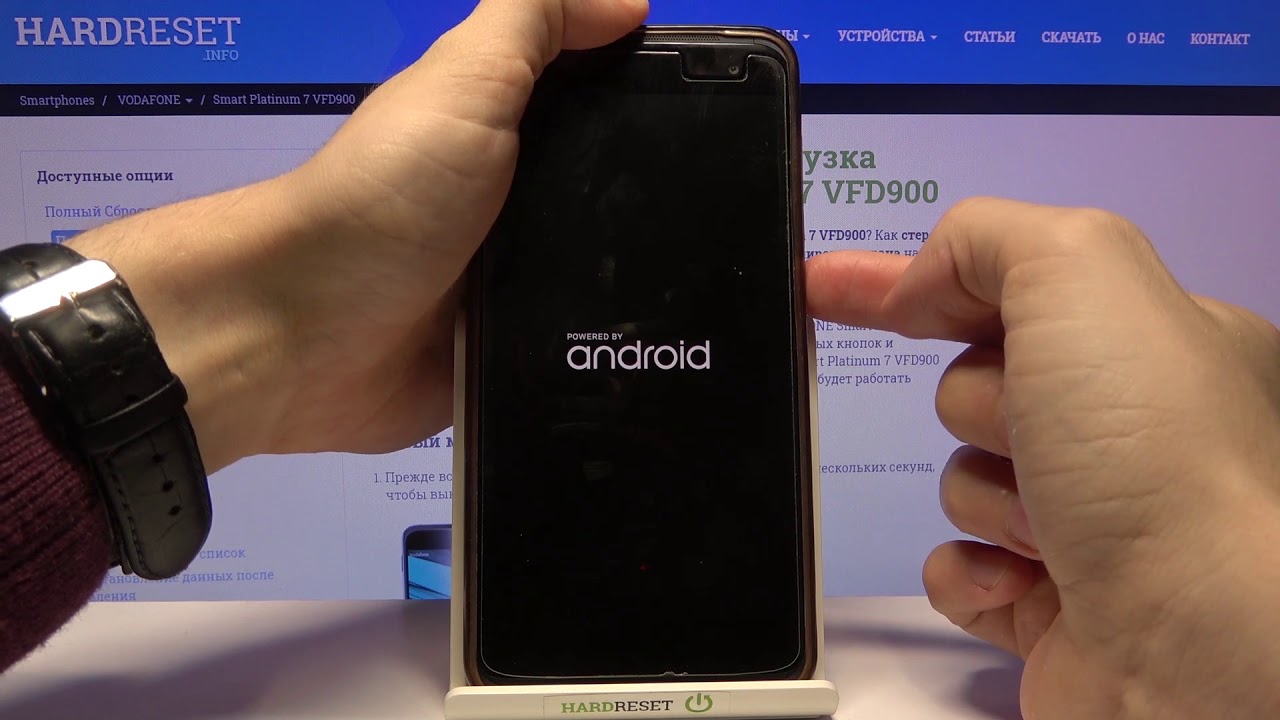 Как обойти блокировку паролем на Vodafone Smart Platinum 7? / Сброс пароля блокировки