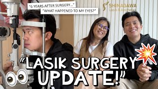 LASIK EYE SURGERY UPDATE!! 👀⚡️ (6 YEARS AFTER) WHAT HAPPENED? 😱