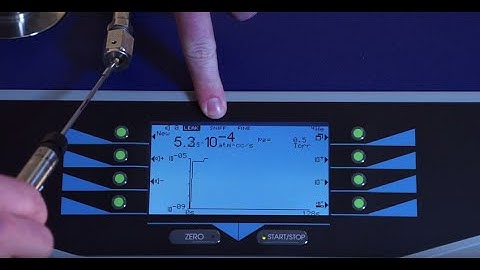 TitanTest Helium Leak Detector Testing in Sniffing Mode Demo (LACO Technologies)