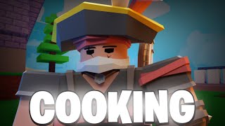 COOKING In RANKED As DAVEY ( Roblox Bedwars )