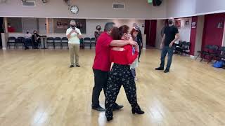 03/18/2022 - WCSwing - underarm turn, shadow walk out, sugar push, flip flops, hitch