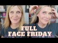 BEST MAKEUP FOR MATURE/DRY SKIN | New Series! FUN...FULL FACE FRIDAY! 7 products and 1 tool today :)