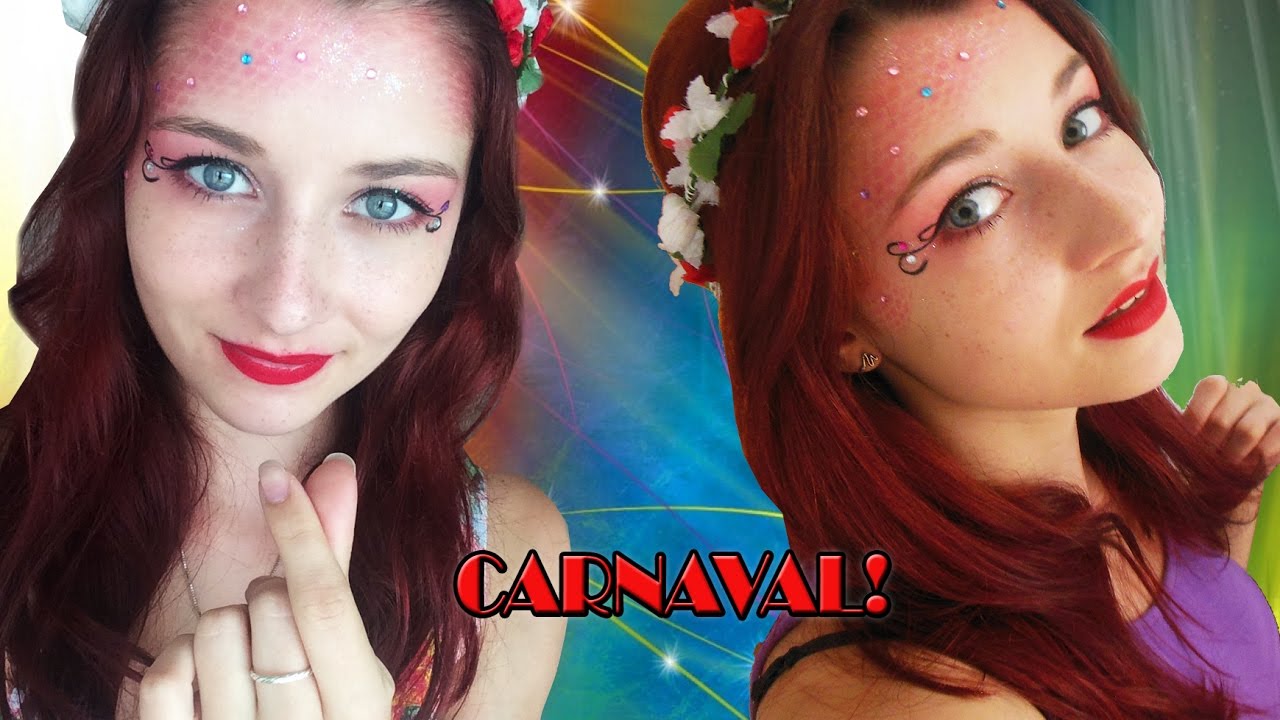 Maquiagem Escamas de Sereia - Carnaval