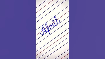 Months name #cursive #cursivewriting #ytviral #handwriting #ytshorts #shortsfeed #video #shorts #yt