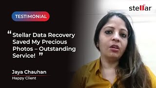 Stellar Data Recovery Mumbai - Testimonial by Jaya Chauhan