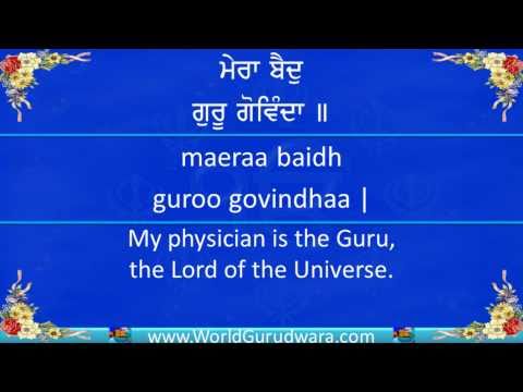 MERA BAID GURU GOVINDA  Read along with Bhai Harjinder Singh SriNagar Wale  Shabad Kirtan