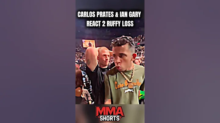 🤓Carlos Prates and Ian Garry react to Mauricio Ruffy’s loss. #ufc #mma #shorts #fyp #fighter #paris
