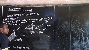 2019 MATHS PAPER 2 - SIMILARITIES AND CONGRUENCY - G9 - ECZ