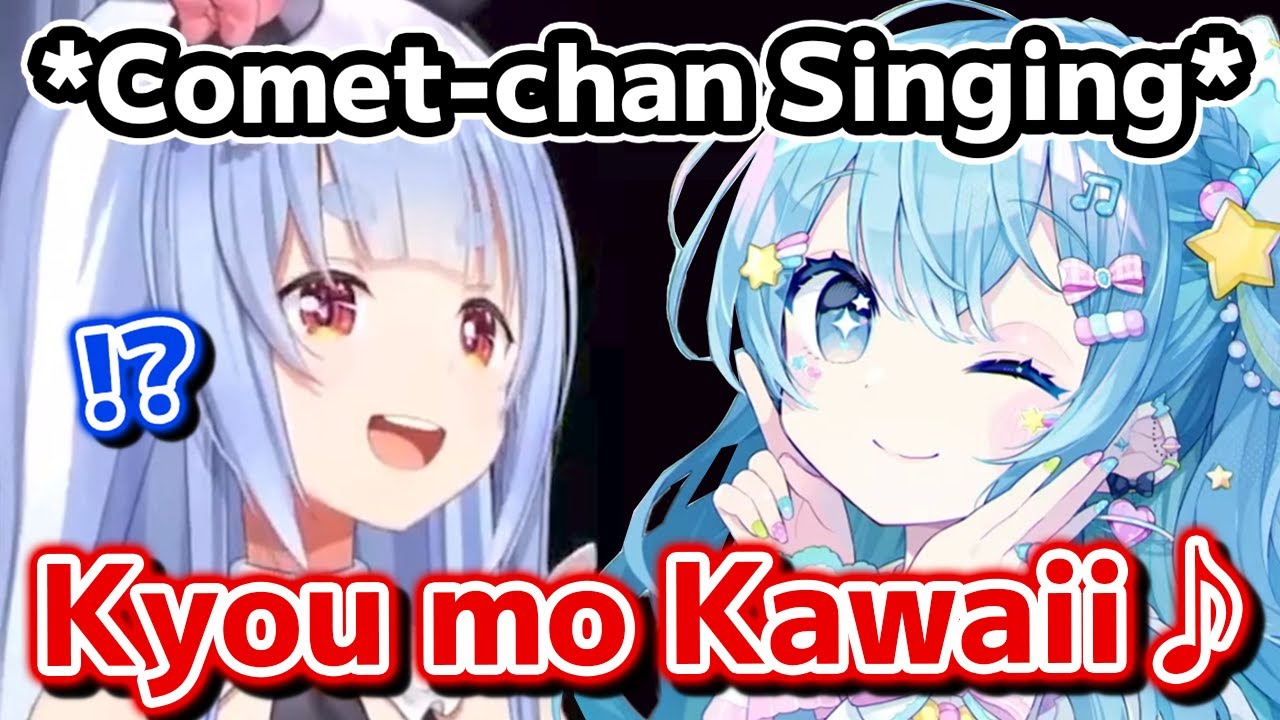 Pekora laughs so hard at Comet-chan happily singing while beating Pekora up in Tetris [Hololive]