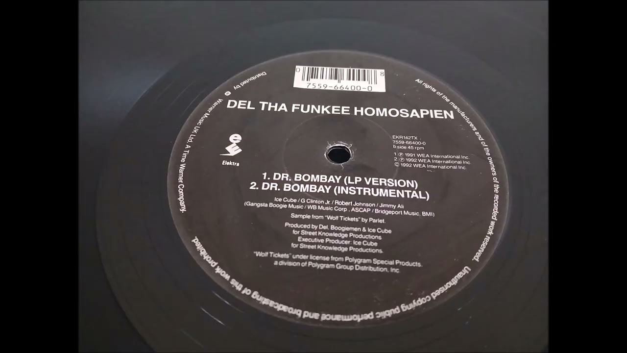 Del Tha Funkee Homosapien - Dr. Bombay (Instrumental) - YouTube