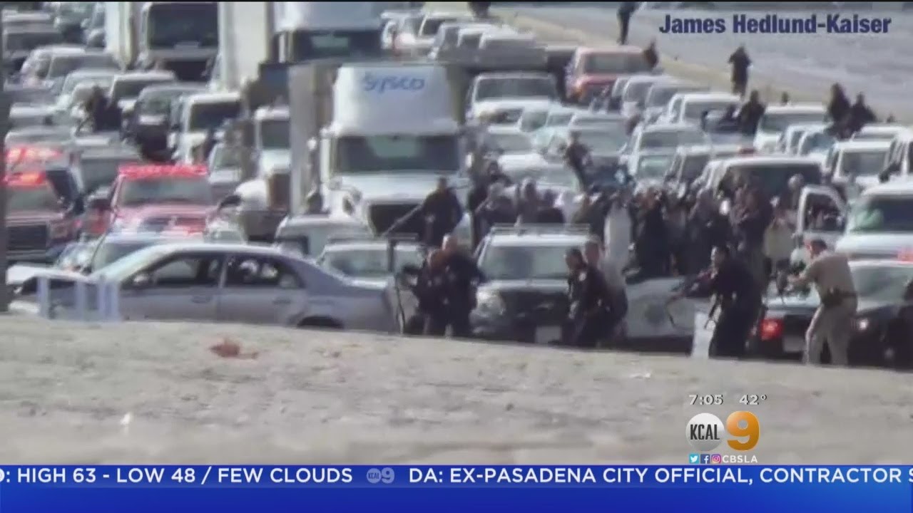 All Lanes Of 101 Freeway Reopen In Calabasas After Deadly Officer