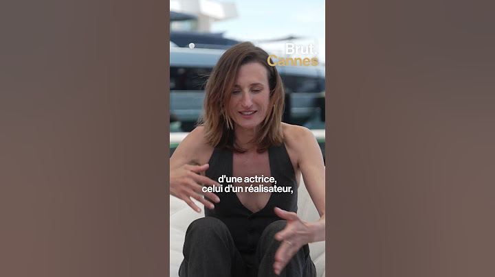 Pourquoi Camille Cottin fait-elle du cinéma ? #cannes2024