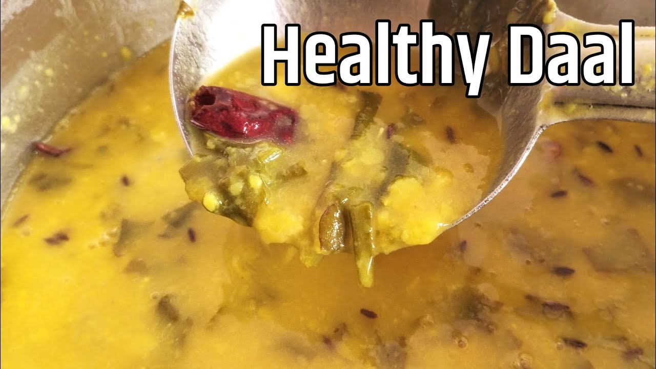 How to make palak wali arhar Dal Lentil dal with palak Healthy and