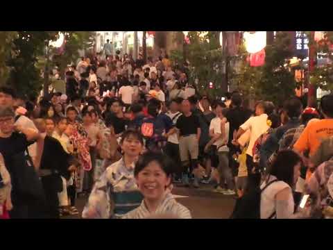 恋するフォーチュンクッキー　2024年神楽坂夏祭り　盆踊りin神楽坂14