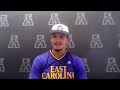 ECU Baseball postgame after the 4-3 win over Rice in the American Baseball Championship Tournament 